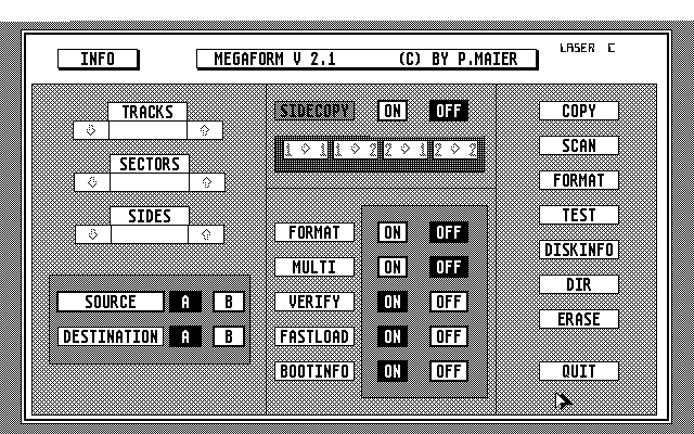 Megaform atari screenshot